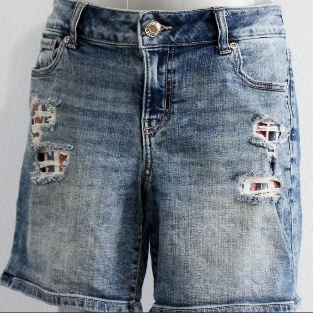 American flag biker shorts!!